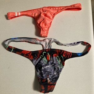 Men’s two (2) Thongs Size Large NWOT